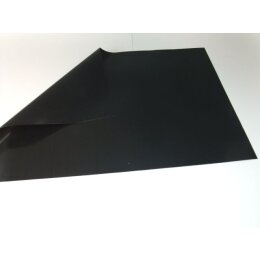 Dauerbackfolie schwarz 60 x 40 cm 0,22mm stark