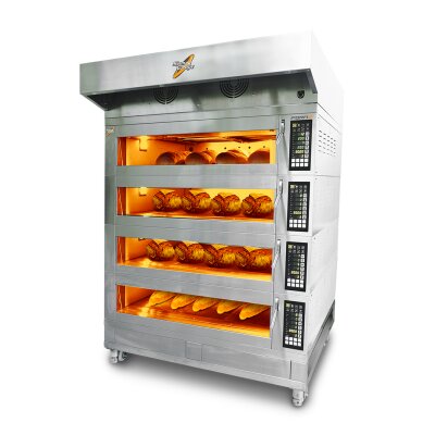 Etagenofen Forno Herdmaß 120x80 cm Satz von 4...